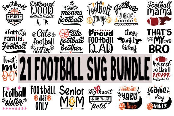 21 Football Svg Bundle: Graphics & Crafts Review
