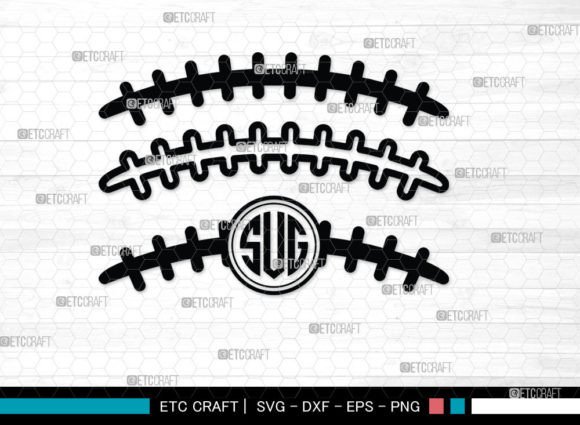 American Football Monogram: Graphics for Crafts & Blogs