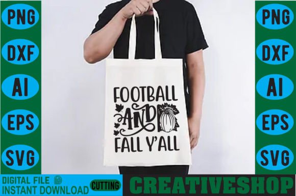 Football and Fall Y’all Graphics for Crafts