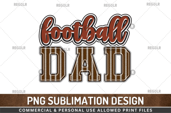 Football Dad PNG: Graphics for Crafts