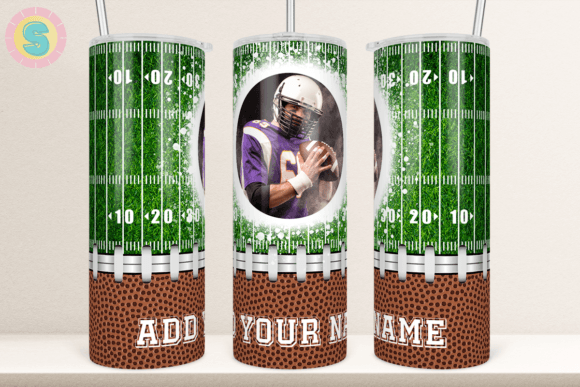 Football Field Photo Frame Tumbler Wrap Review