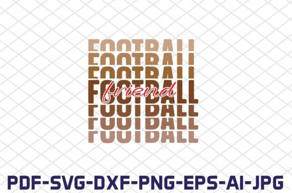 Football Friend SVG Cut Files: Graphics & Crafts