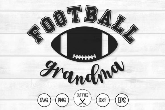 Football Grandma Svg for Crafts & Graphics