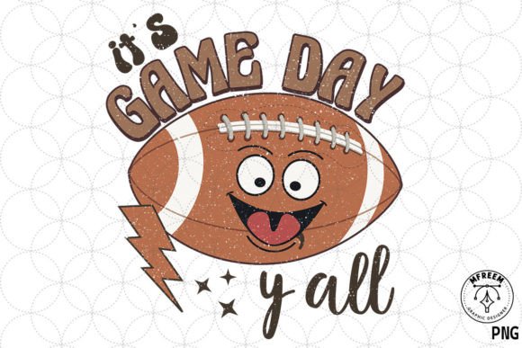 It's Game Day Football SVG PNG for Crafts & Graphics