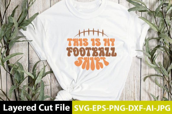 Retro Football Graphics for Crafts & Design