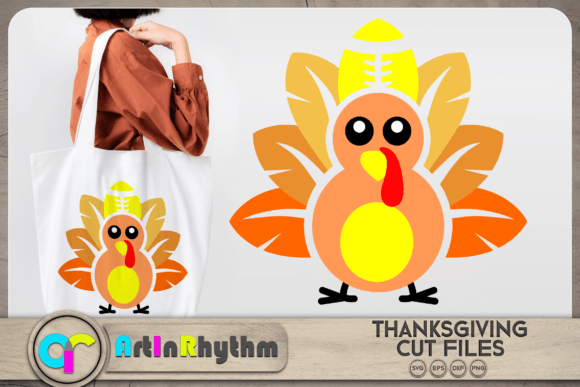 Thanksgiving Football Turkey SVG: Crafts & Graphics